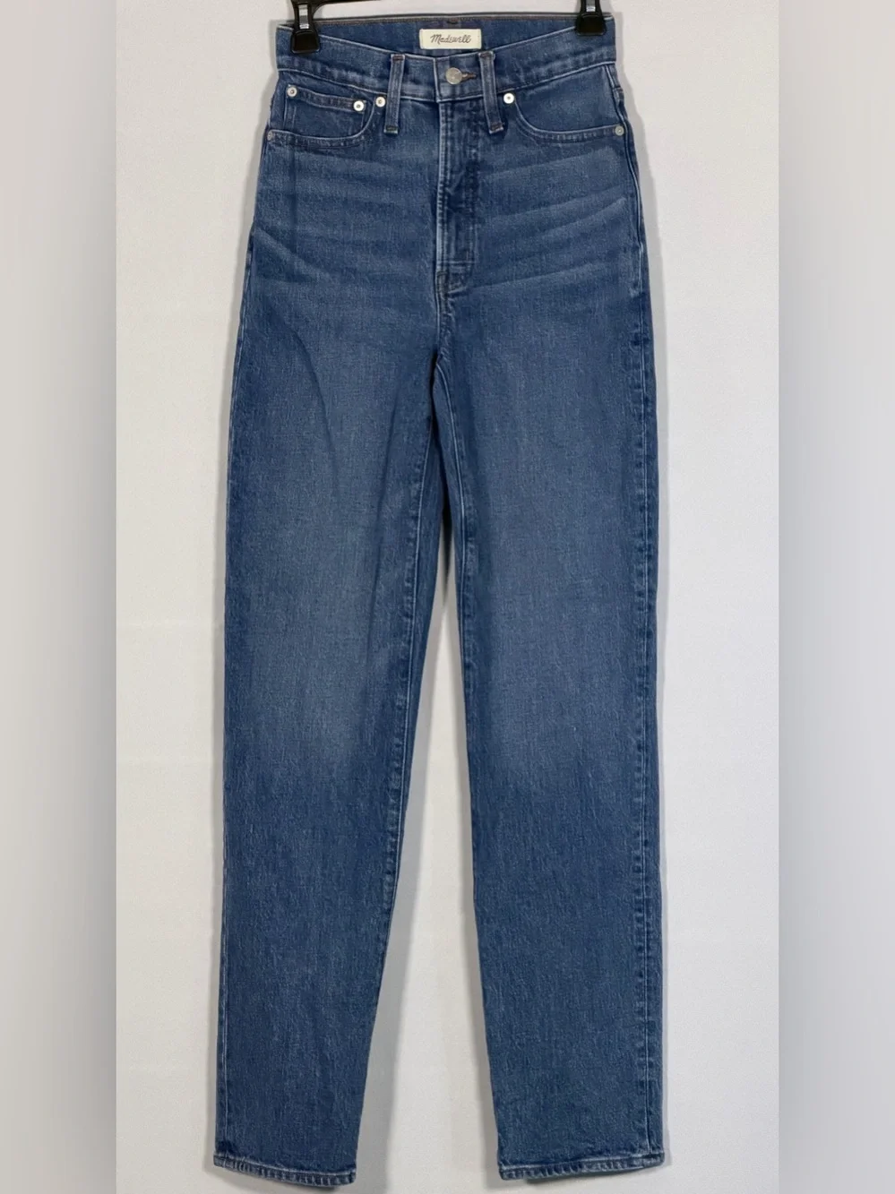 Madewell The Perfect Vintage Straight Jeans Women’s 24T Tall High Rise Blue